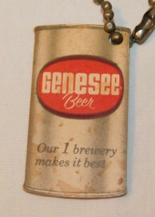 Vintage Genesee Beer Cream Ale Advertising Keychain Key Chain