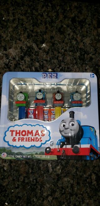 Pez Limited Edition Thomas The Train And Friends Lunch Box Tin