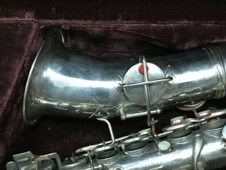 Vintage CG Conn Alto Saxophone Patented Dec 1914 With Mother Of Pearl Fingerpads 2