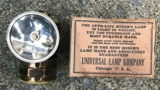 Vintage Miners Auto - Lite Carbide Lamp with Box 3