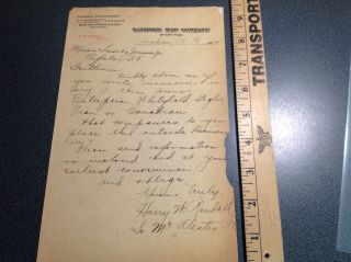 3558 Indian Territory Letter Sanborn Map Co Ny Canadian It 1904