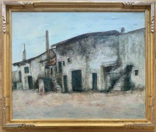 Bernard Gantner Large Signed French Impressionist Oil Painting Listed