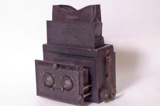 F95005 Vintage Germany 6x13cm Mentor Stereo Reflex Camera – For Display 3