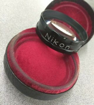 Nikon 20 Dptr Diopter Lens Opthalmology Optical With Case