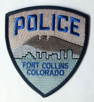 Fort Collins Police (colorado) Shoulder Patch - Big