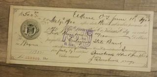 1900 John Deere Plow Promissory Note