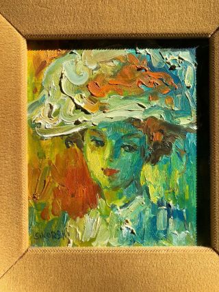 Eva Sikorski oil painting woman Listed California Artist 2