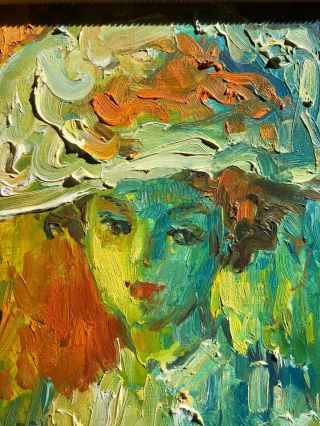 Eva Sikorski oil painting woman Listed California Artist 3