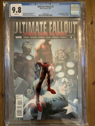 Ultimate Fallout 4 Cgc 9.  8 First Appearance Miles Morales Spiderverse Gwen Stacy