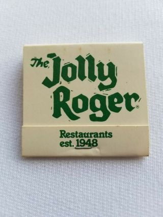 Vintage Matchbook - The Jolly Roger Restaurants Established 1948