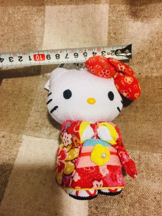 Hello Kitty Sanrio Kimono Plush Doll rare Red cute kawaii Japan Limited f/s 3