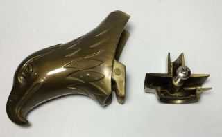 1960s Vintage Texaco Fire Chief Helmet Replacement Front Gold Eagle,  Toy