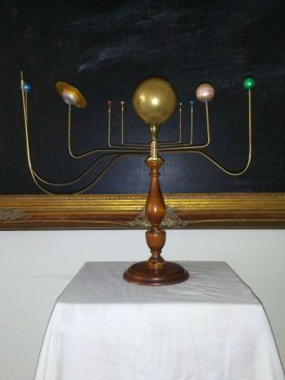 Antique Orrery Solar System Model By South Carolina Artist,  Will S.  Anderson