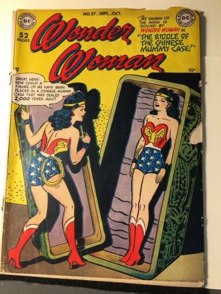 Wonder Woman 37 Dc 1949 Vg Golden Age Comics