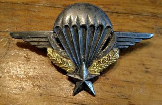 Numbered French Parachute Para Tap Jump Wings Brevet Militaire Parachutiste