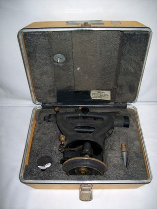 Vintage Berger Instrument Level Model 320 A Parts Only W/case -
