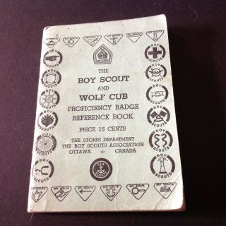Boy Scout & Wolf Cub Proficiency Badge Referencebook (cdn - 1954)