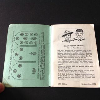 Boy Scout & Wolf Cub Proficiency Badge ReferenceBook (Cdn - 1954) 2