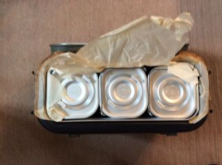 Vintage Us Military Mermite Can W/inserts - Hot/cold Food Container