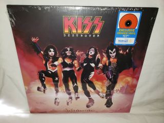 Kiss Destroyer Resurrected Orange Vinyl Lp Walmart Exclusive Remaster