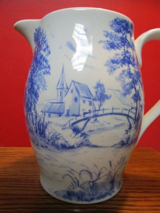 DELFTWARE LIVERPOOL WATER PITCHER [a 4 - 28] 2