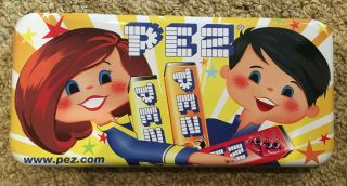 Pez International Candy Tin - And Very Hard To Find