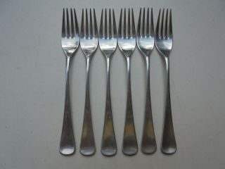 6 Wmf Cromargan Germany Finesse Stainless Dinner Forks
