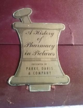 Vintage Set Of 40 Parke Davis A History Of Pharmacy In Pictures