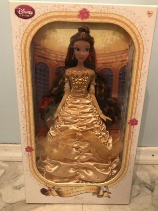 Disney Store Belle Limited Edition Doll 17 " 1 Of 5000 Princess Beauty Beast