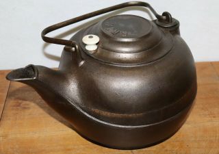 Rare Selden Griswold Erie Transitional Tea Kettle Circa 1880 