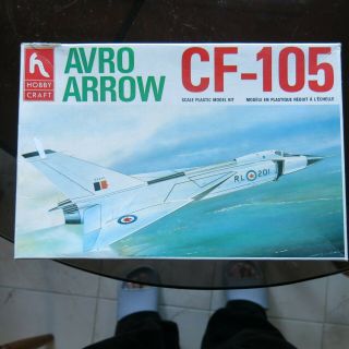 Hobby - Craft 1/72 Rcaf Canadian Avro Arrow Cf - 105 Interceptor Kit