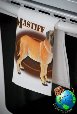 English Mastiff Kitchen Hand Towel