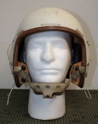 Usaf 1950s Air Force Type P - 4b Flying Helmet Size Extra Large