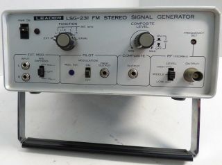 Vintage Leader LSG 231 FM Stereo Signal Generator Serviced 2