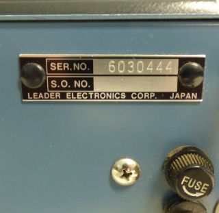 Vintage Leader LSG 231 FM Stereo Signal Generator Serviced 3