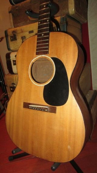 Vintage 1950s Gibson Lg - 1 Acoustic Small Bodied Guitar For Repair Need Some Love