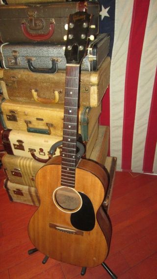 Vintage 1950s Gibson LG - 1 Acoustic Small Bodied Guitar for Repair Need Some Love 2