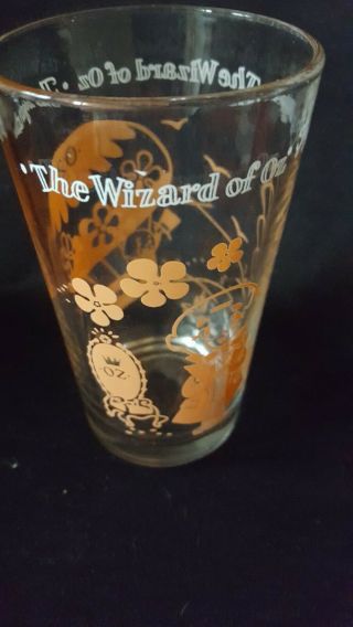 Vintage The Wizard Of Oz Drinking Glass 1950 