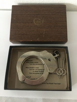 Colt Handcuffs Early First Model Low Serial Number