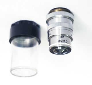 Lomo X85 1.  0 Water Immersion Microscope Objective Mikroskop Objektiv.