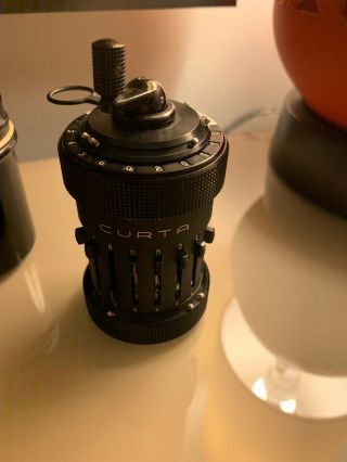 Curta Type I Mechanical Calculator Distance Gauges For The German Army