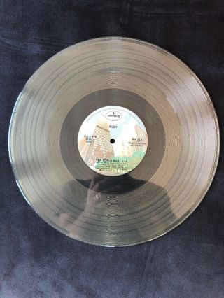Rush World Man/vital Signs Live Usa Clear Vinyl Promo 12 " Rock Rare