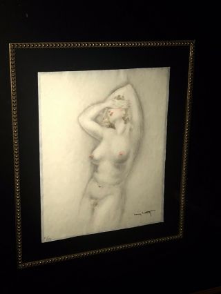 Louis Icart Etching,  Heavy Breasts| 55/190 |hand Colored 1945 Erotica