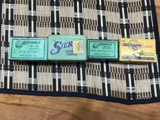 Sierra Gameking,  Pistol,  Speer, .  30 Cal, .  243,  30 - 30,  Vintage,  Ammo,  Box