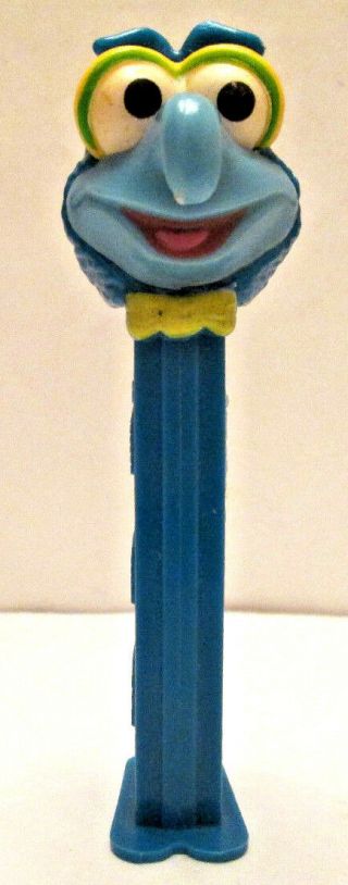 Pez Muppets Gonzo Pat,  3.  9,  Made In Austria,  With Feet,  Blue Stem