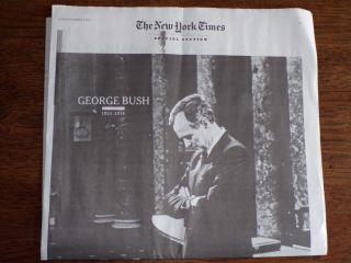 The York Times Special Section - December 2,  2018 - George Bush 1924 - 2018