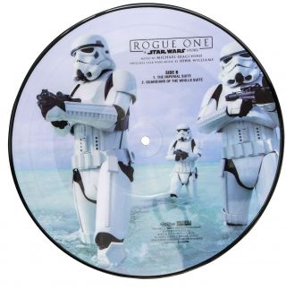 Rogue One A Star Wars Story Michael Giacchino 10 " Vinyl Picture Disk Soundtrack