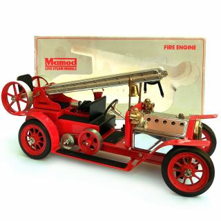 A Fine Vintage Mamod Live Steam Fire Engine Fe1 Boxed