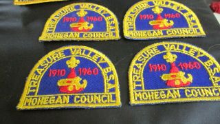 Treasure Valley Mohegan Council 1910 - 1960 50th Ann.  Camp Patch Scout