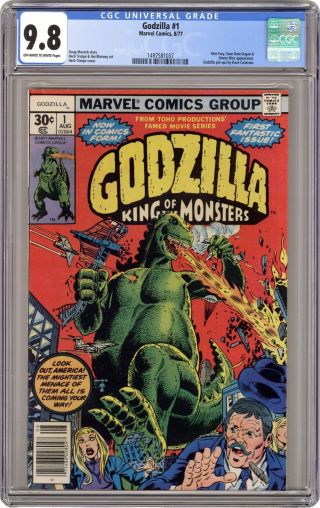 Godzilla 1 Cgc 9.  8 1977 1497581037